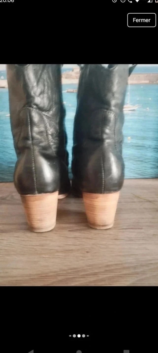 Botas femininas pretas les tropéziennes P38 – photo 6